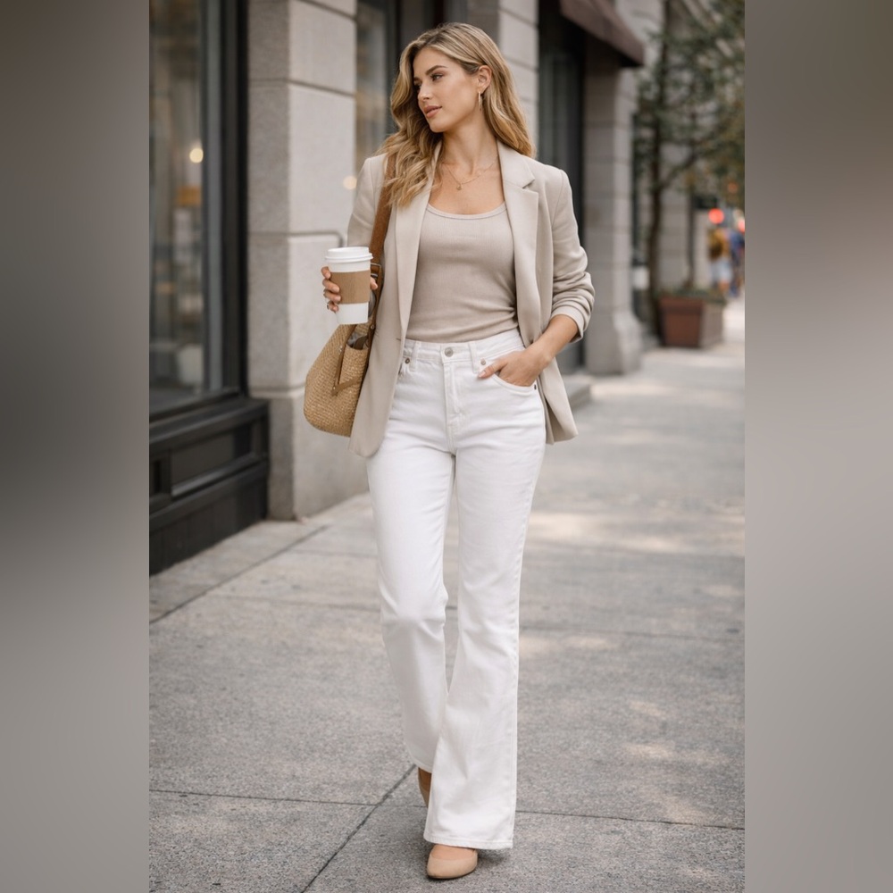 Women's White Jeans